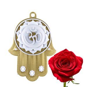 Hamsa Ohm – Protection – Peace  - LARGE